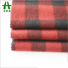 Mulinsen Textile 100% Polyester Fleece Telas Polar Estampado Manufacturer with Check Design